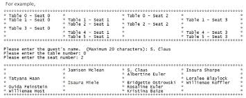 Solved C Console App Creating A Seating Chart Demonstra