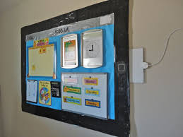 Ipad Bulletin Board Idea Ipad Bulletin Board Classroom Organisation Classroom Bulletin Boards
