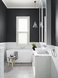 Black And White Patterned Bathroom Floor Tiles Black And White Bathroom Trendir Bathroom Design Small Small Bathroom Remodel White Bathroom Designs