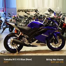 R15 v3 is powered by a 155.1cc engine, which develops maximum power of 19.04 bhp image: Yamaha Yzf R15 V3 Blue 2017 New Motorcycles On Carousell