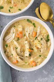 Healthy Chicken Pot Pie Soup Recipe Healthy Chicken Pot Pie Healthy Soup Recipes Whole 30 Recipes