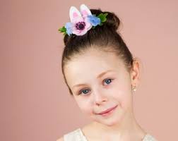 Bunny Ears Hair Ties: Pink, Purple, Turquoise Bows