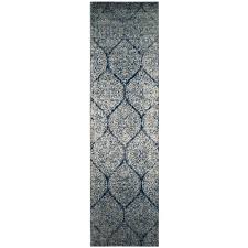 Black And Silver Rugs For Sale Safavieh Madison Navy Silver 2 Ft X 8 Ft Runner Rug Mad604g 28 The Home Depot Blue Gray Area Rug Silver Rug Area Rugs