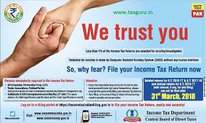 Not everyone is required to file an income tax return each year. Why Fear File Your Income Tax Return Now