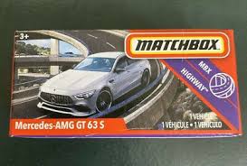 2020 Boxed Matchbox Mercedes Amg Gt 63 S White Car Mbx Highway Mercedes Amg Matchbox White Car