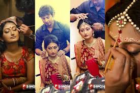 Step By Step Make Over Of A Bengali Bride Bengali Bride Indian Bridal Hairstyles Bride