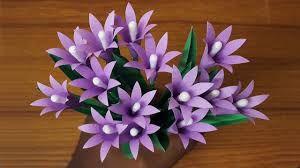 Decoration step by step flowers paper craft. Colors Paper Easy Small Paper Flower Making Tutorial Beautiful Paper Flowers Paper Craft