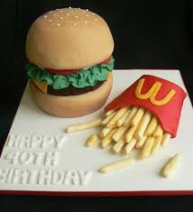 Hamburger And Chips Cake Hamburger Cake Cake Burger Cake