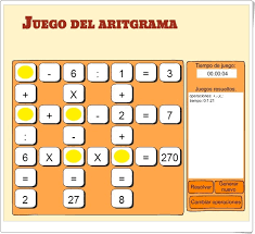 Haciendo uso de todos los números naturales del 1 al 9, coloca uno distinto en cada casilla para que se cumplan las igualdades. Imagenes De Juegos Matematicos