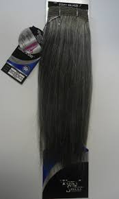 Let's talk about the amazing perks of gray blending. 12 Salt N Pepper Human Hair Straight Weave Track Grey Color 51