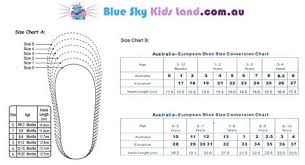 baby shoe size chart australia best picture of chart