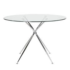 42 round mirror mirrors glass dining tables are beautifully made of shape round dining tables at save online pick up in store finder truck tool rental aldridge antique grey. Euro Style Atos 42 Round Dining Table Clear Chrome Buy Online In Andorra At Andorra Desertcart Com Productid 103345086