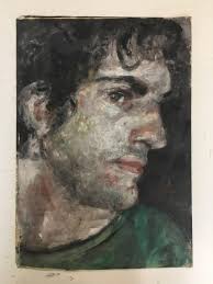 Isabella Vitale, L.G., 2014, olIo su carta, 62 x 42 cm ( cornice compresa) 