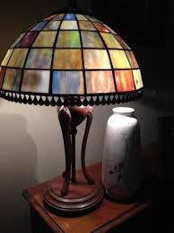 This Is A Picture Of My Grandmother S Victorian Lamp Next To A Modern Vase This Lamp Is Victori Stained Glass Lamps Stained Glass Lamp Shades Glass Lamp Shade