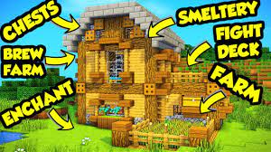 The material is a very important choice as the base of any minecraft house ideas. Minecraft Survival House Tutorial How To Build Youtube