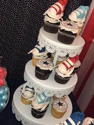 Chuck Taylor S Converse All Star Baby Shower Party Ideas Photo 1 Of 20 Baby Shower Party Planning Baby Shower Parties Baby Shower