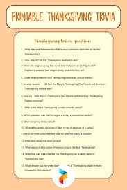 Play this hour's trivia about mixture: 9 Best Printable Thanksgiving Trivia Printablee Com