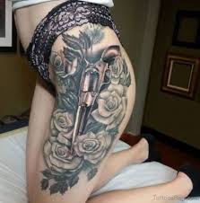 You might just get lucky and find the tattoo design of your dreams looking for a unique tattoo design for your thigh to make a bold style statement? 74 Superb Rose Tattoos On Thigh