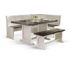 You determine direction of corner unit during nook assembly. Breakfast Dining Table Set Off 60