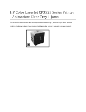For the hp color laserjet cp3525 printer and the hp color laserjet cp3525n printer, you must first select the create cleaning page option. Hp Color Laserjet Cp3525dn 6 6 A F Laser Printer