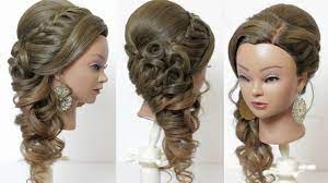 A thick long braid, decorated with flower garlands, pearls or chic golden accessories is considered to be a traditional hairstyle variety for the indian style . Indian Bridal Hairstyle For Long Hair Tutorial With Braids And Curls Youtube