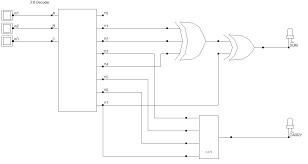Simple 3 8 Decoder Circuit Circuit Logic Electronics Circuit