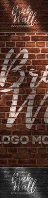 Brick Wall Logo Mockup Graphicsfuel Wall Logo Logo Mockup Free Logo Mockup
