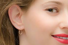 Ear Jacket, Ear Wrap, Ear Jacket Earring, Ear Pin, Minimalist Ear Cuff,  Gold Ear Jacket, Drop Studs