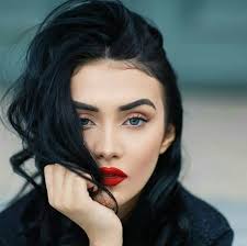 Black hair is a very sultry and chic color, but it doesn't suit everyone. Top 5 Traffic Stopping Appearance Of Black Hair Blue Eyes