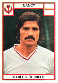 PANINI FOOTBALL 1976 NANCY CARLOS CURBELO