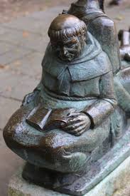 Then they came forth again, and a mighty roar of laughter went up, for not only had the band never seen little john in such guise before, but the robe was too short for him. Statues I Have Known This Statue Of Friar Tuck One Of Robin Hood S