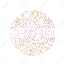 Maybe you would like to learn more about one of these? Dessert Background Baking Delicious Food In Circle Shape Cakes Sweets Candy Jelly Ice Cream Biscuits Vector Design Template Ice Cream And Sweets Cookies And Cake Illustration Royalty Free Cliparts Vectors And Stock