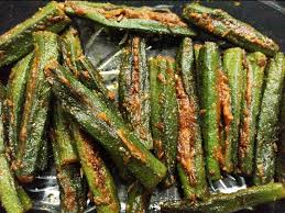 If you're looking to jazz up tonight's dinner with a bit of color and flavor, spicy fried ladyfingers are the way to go. Bharwa Bhindi Stuffed Okra Stuffed Bhindi Bharwa Okra Stuffed Lady Finger Recipe Youtube