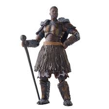 M'baku wears a wooden breastplate and grass skirt for the final battle scene in black panther. Profile Marvel Legends Black Panther M Baku Baf