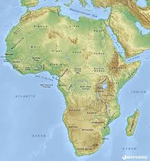 The map of africa at the top of this page includes most of the mediterranean sea and portions of africa locations: Which Oceans Border Africa Quora