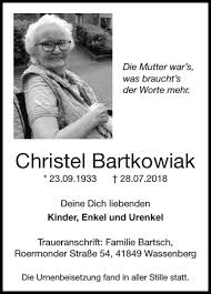Join facebook to connect with andrzej bartkowiak and others you may know. Traueranzeigen Von Christel Bartkowiak Aachen Gedenkt