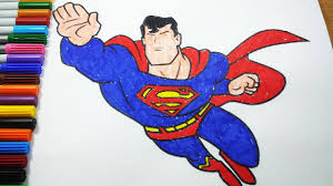 Free printable coloring pages superman coloring sheets. Coloring Pages For Kids Superman Superman Coloring Book Learn Colors For Kids Youtube
