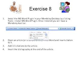How to install mendeley in word. Mendeley Part B Table Of Contents Web Importer