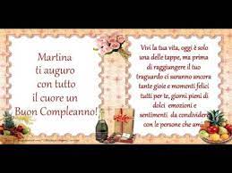 Happy Birthday Martina Buon Compleanno Martina Youtube