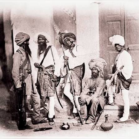 Description of 1858 photo of a fakir