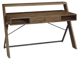 Torjin xl sofa table with 2 stools. Ashley Furniture Torjin Light Brown Home Office Desk The Classy Home
