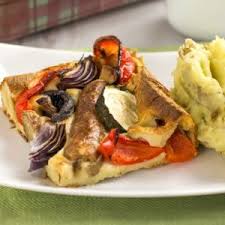 Toad in the hole is, of course, only as good as the toad. Vegetable Toad In The Hole Easy Cheesy Vegetarian