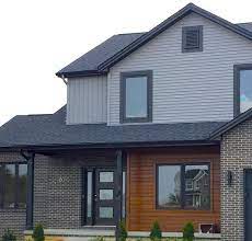 See more ideas about house exterior, dark trim, house colors. Dark Siding Combinations Carlson Exteriors Inc Black Trim Exterior House Grey Exterior House Colors Brick Exterior House