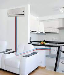 The unico must be placed at a low level on a wall. Air Conditioning Without An Outside Unit Cool You Belgie