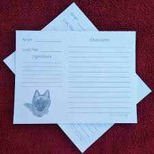 Baking Recipe Cards Siamese Cat Baking Recipe Cards Lined Recipe Cards Art Recipe Cards Baking Recipes Siamese Cats