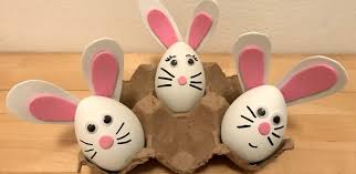 Zum osterbasteln für diese hasen anleitung benötigt man lediglich. Lustige Eier Osterhasen Mit Kindern Basteln