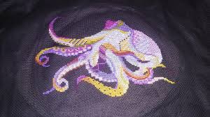 This adorable free octopus pattern is extra soft for snuggling and has twisting tentacles that babies can grab onto. Fo Mandela Octopus Pattern On Etsy Crossstitch