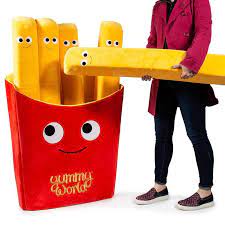 Pre Order Giant 4 Foot Yummy World French Fries Plush Kidrobot Yummy World Food Pillows Plush