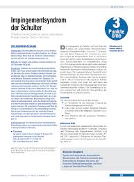 The aims of this study are to establish the safety, effectiveness, and value of the prosthetic system, and to collect information from. Impingementsyndrom Der Schulter