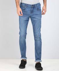 Wrangler Skinny Men Light Blue Jeans